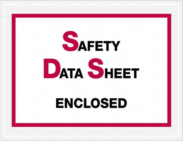 Packing Slip Envelope: Material Safety Data Sheets Enclosed, 1,000 Pc MPN:PL495