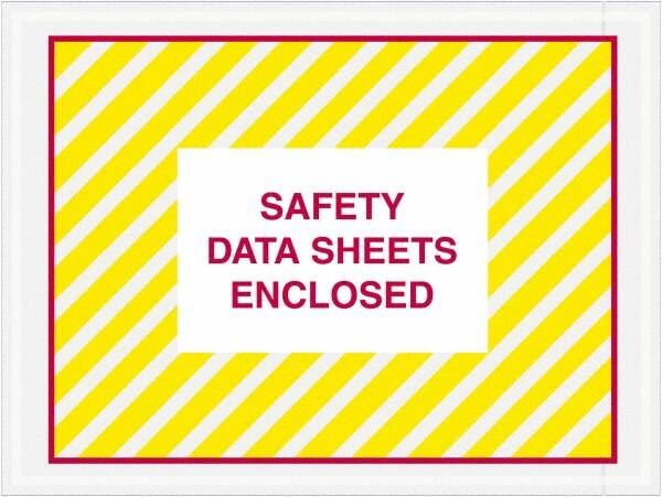 Packing Slip Envelope: Material Safety Data Sheets Enclosed, 1,000 Pc MPN:PL498