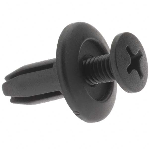 9mm Hole Diam, Ratchet Shank, Nylon Panel Rivet MPN:KP433 - Pkg Qty 10