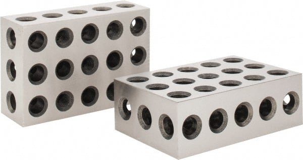 Setup Block: 0.0003 Squareness, Hardened Steel, 2-4-6 Block MPN:6630-4020
