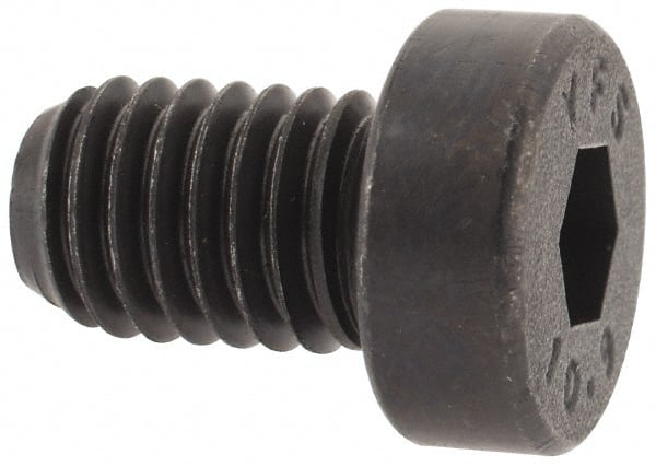 Low Head Socket Cap Screw: M8 x 1.25, 12 mm Length Under Head, Low Socket Cap Head, Hex Socket Drive, Alloy Steel, Black Oxide Finish MPN:531126PR