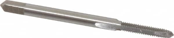 Spiral Point Tap: #4-48 UNF, 2 Flutes, Plug, 2B Class of Fit, High Speed Steel, Bright Finish MPN:MSC-04504486