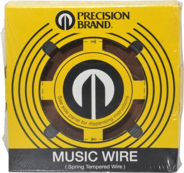 13 Gage, 0.031 Inch Diameter x 391 Ft. Long, High Carbon Steel, Tempered Music Wire Coil MPN:21031