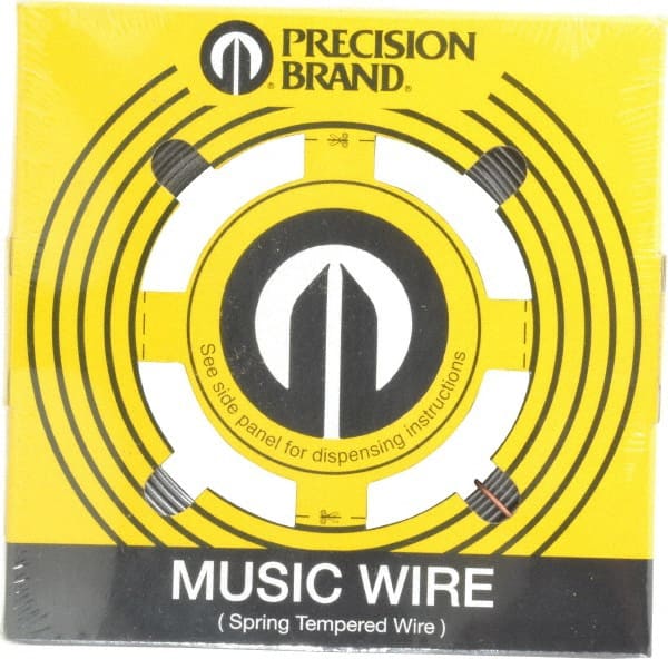 26 Gage, 0.063 Inch Diameter x 95 Ft. Long, High Carbon Steel, Tempered Music Wire Coil MPN:21063