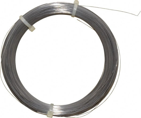0 Gage, 0.009 Inch Diameter x 1,157 Ft. Long, High Carbon Steel, Tempered Music Wire Coil MPN:80-0090-014C
