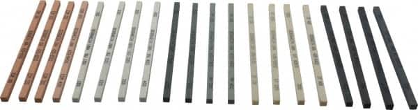 20 Piece Aluminum Oxide & Silicon Carbide Polishing Stone Kit MPN:890-6312
