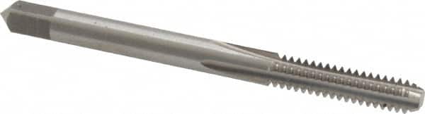 Straight Flute Tap: #10-24 UNC, 4 Flutes, Bottoming, 2B/3B Class of Fit, High Speed Steel, Bright/Uncoated MPN:MSC-04438255