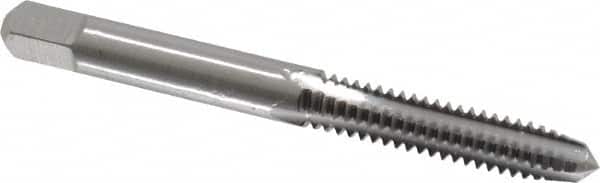 Straight Flute Tap: #14-20 UNS, 4 Flutes, Plug, High Speed Steel, Bright/Uncoated MPN:MSC-04439402