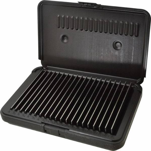 40 Piece, 6 Inch Long x 1/32 Inch Thick, Thin Parallel Set MPN:20PR BLK