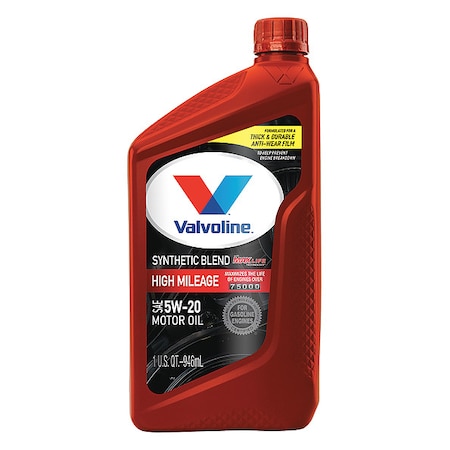 Maxlife Engine Oil, Synthetic Blend, 5W-20, 1 Qt MPN:609506