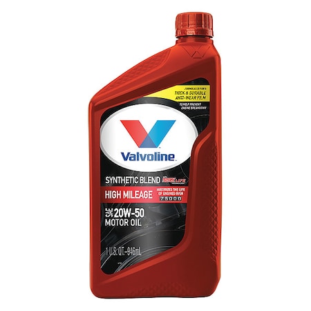 Engine Oil, Synthetic Blend, 20W-50, 1 Qt., Maxlife MPN:822381
