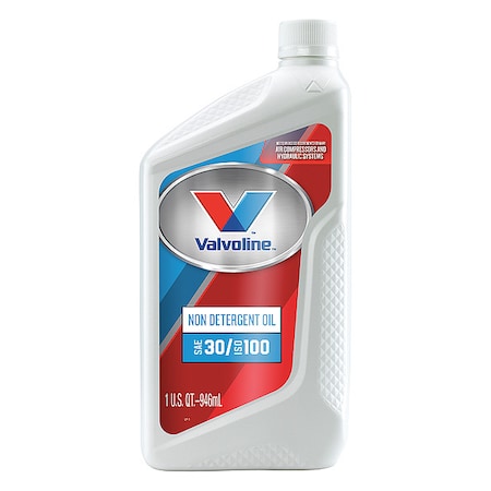 Valvoline Motor Oil, SAE 30, Conventional, 1 Qt., Bottle MPN:822382