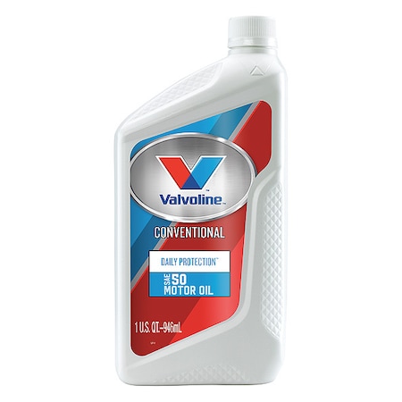 Motor Oil, 50W, Valvoline, Super Hpo, Conventional, 1 Qt MPN:822402