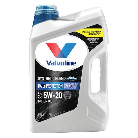 Engine Oil, 5W-20, Synthetic Blend, 5qt MPN:881158