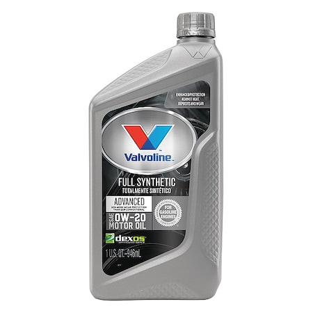 Engine Oil, Full Synthetic, 32 Oz, 0W-20 MPN:VV916