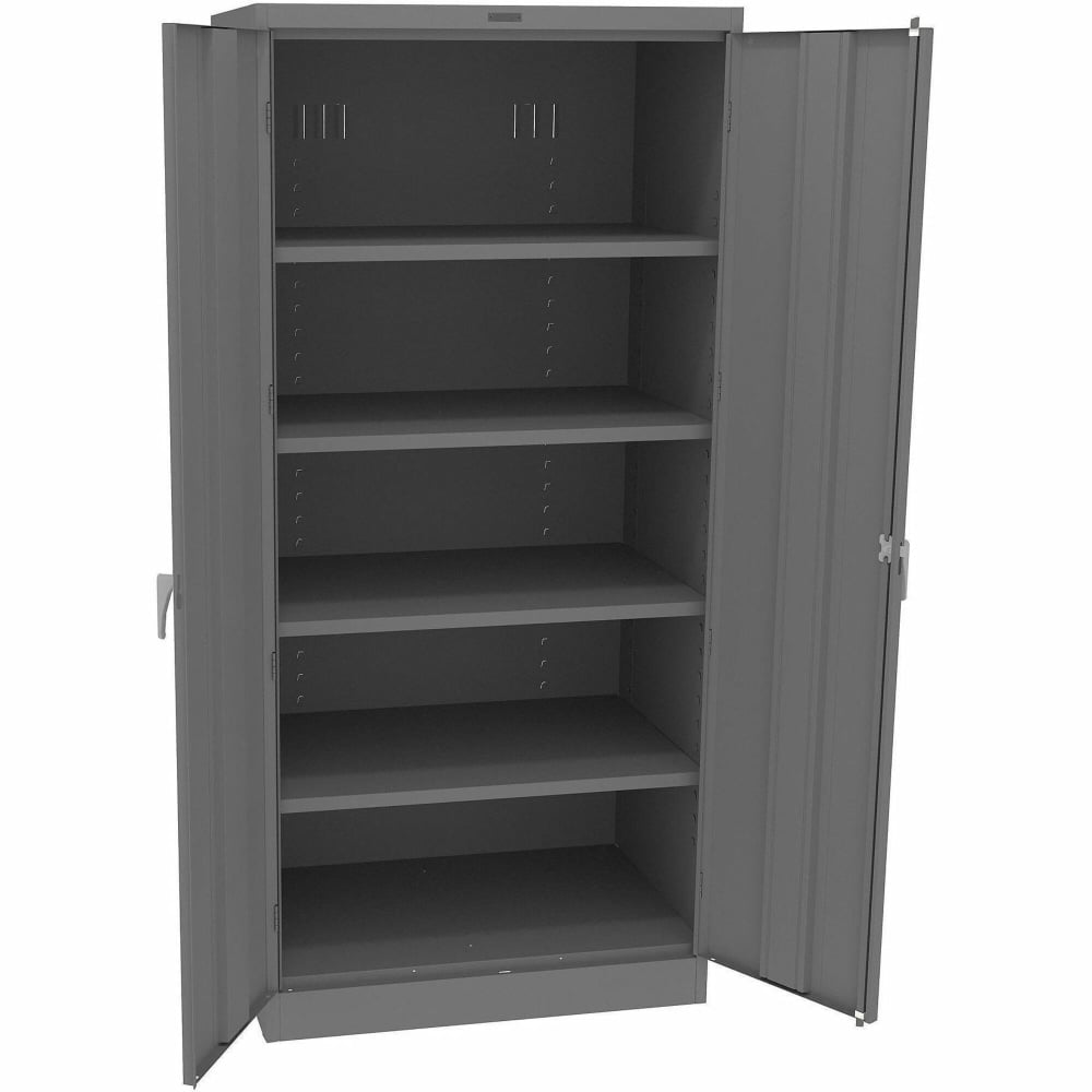 Tennsco Deluxe Unassembled Cabinet, 36inW x 24inD x 78inH, 5 Shelves, 200 lb Load Capacity, 2470MGY MPN:2470MGY