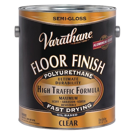 Floor Finish, Clear, Semi-Gloss, 1 gal. MPN:130131
