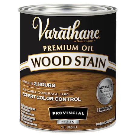 Premium Wood Stain, Oil Based, Provincial, 1 Quart MPN:211717H