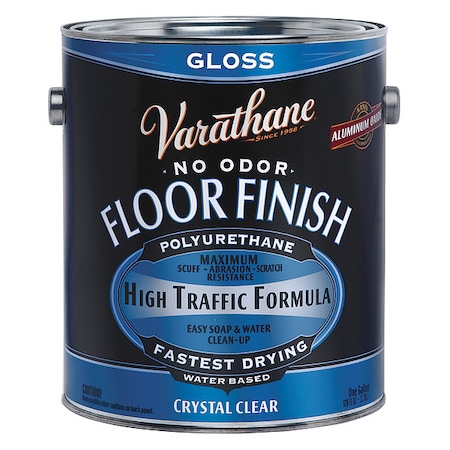 Floor Finish, Water Based, Crystal Clear, Gloss, 1 gal MPN:230031