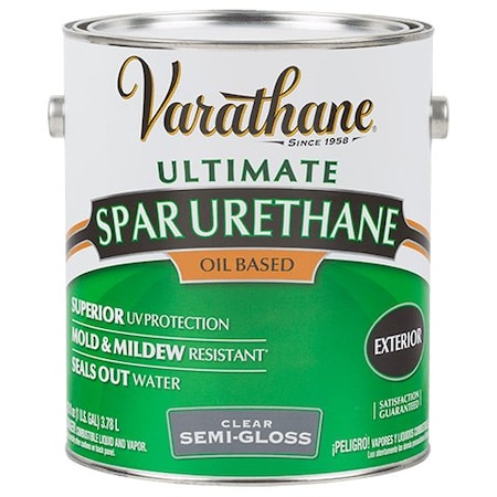 Spar Urethane, Clear, Semi-Gloss, 1 gal. MPN:9432