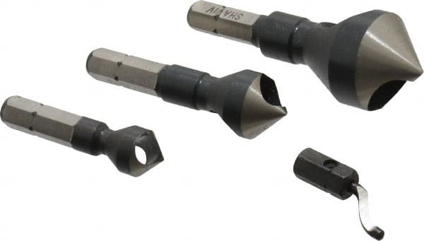 Countersink Set: 4 Pc, 5/16 to 13/16