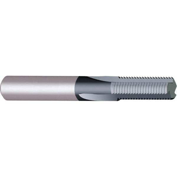 Straight Flute Thread Mill: 3/8-16, External, 5 Flutes, 1/2