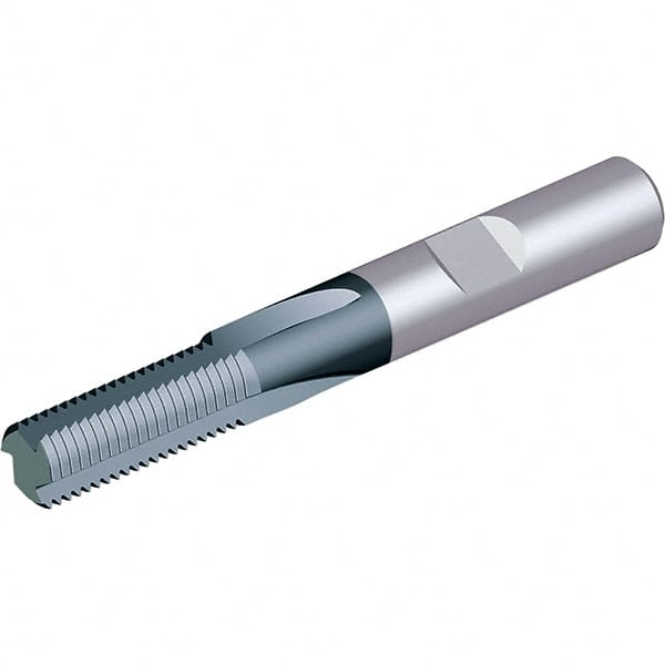 Straight Flute Thread Mill: 1/2-13, Internal, 3 Flutes, 5/16