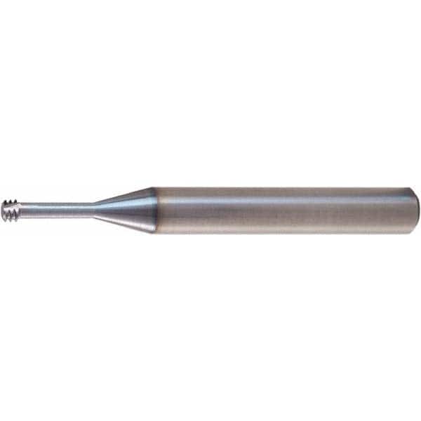 Straight Flute Thread Mill: Internal, 3 Flutes, Solid Carbide MPN:102-80267