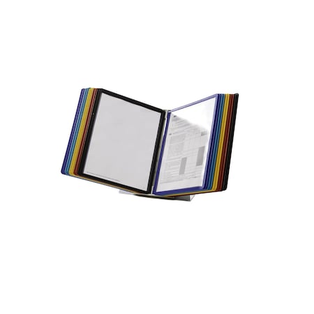 Desk Ref Sys, 20 Panels, Assorted Colors MPN:536100