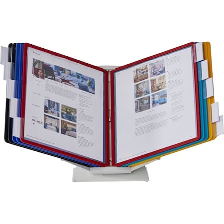 Rotating Desk/Wall Ref Sys, 10 Pnls, Asst MPN:551500