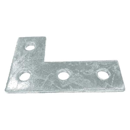 Strut Channel Fitting, Silver, 1/4