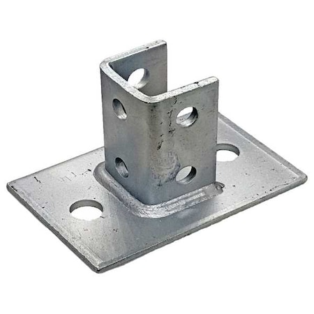 Strut Channel Fitting, Silver, 1/4 MPN:V61SQS2