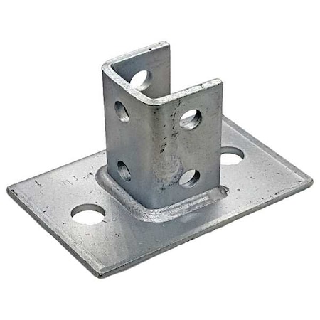 Strut Channel Fitting, Silver, 1/4 MPN:V61SQSS