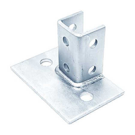 Strut Channel Fitting, Silver, 1/4