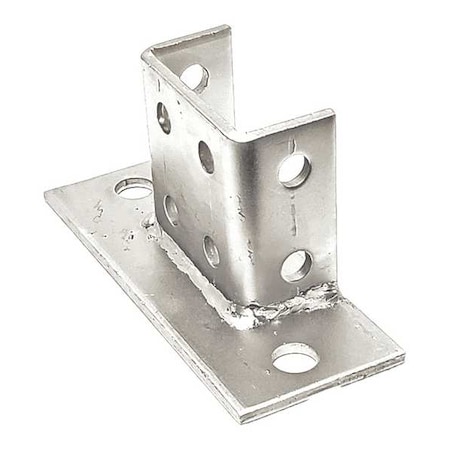 Strut Channel Fitting, Silver, 1/4