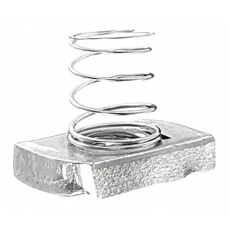 Spring Nut, M6-1.00, Plain Finish, 25 PK MPN:V200 M6-25