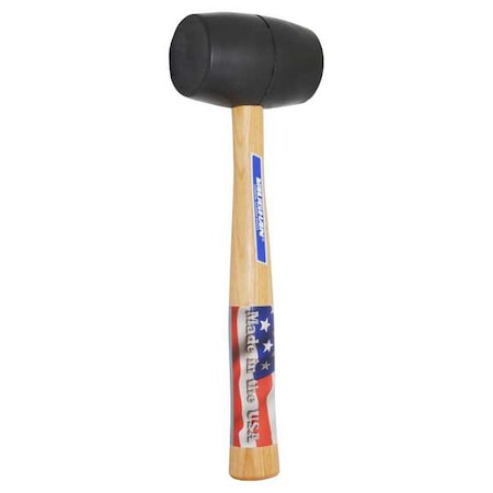 Hammer Solid Mallet, Rubber, 20 oz., 13in. MPN:574-31