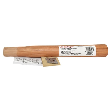 Drilling Hammer Handle, 10 1/2 In Hickory MPN:63035