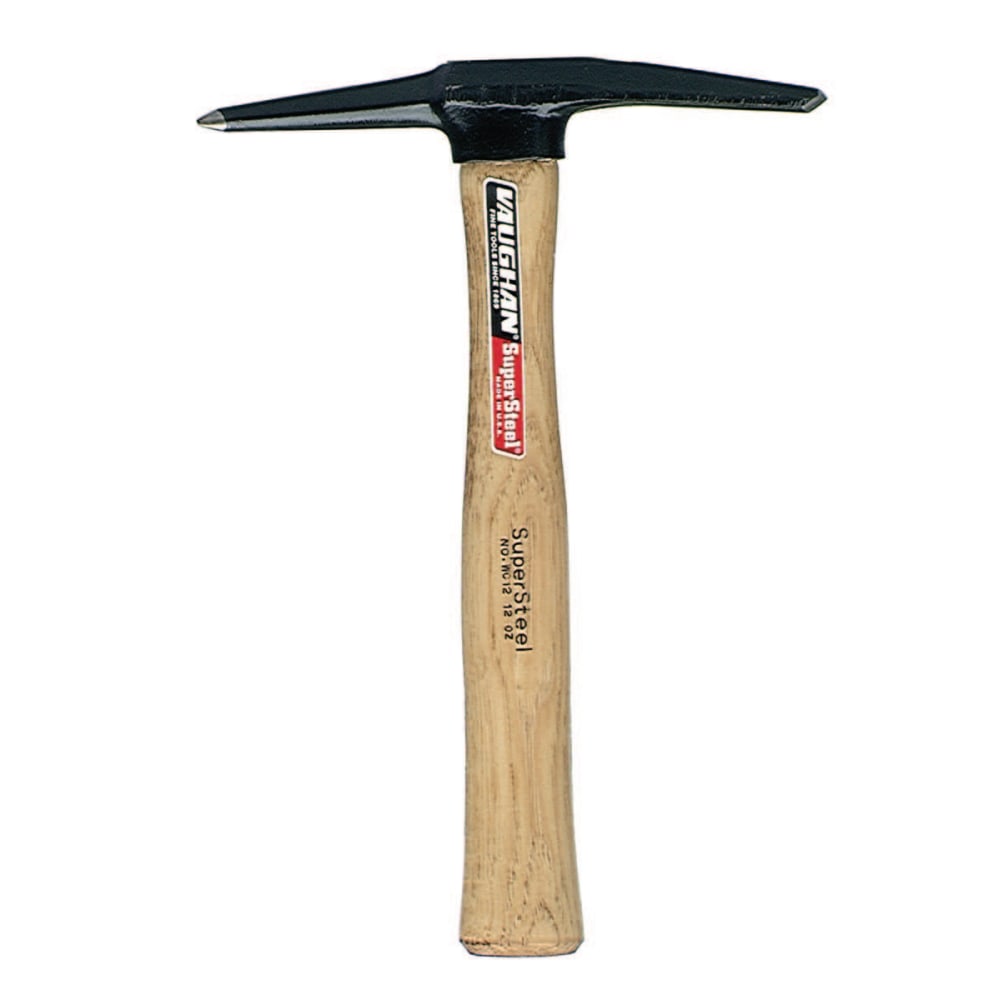 Vaughan Welders Chipping Hammers, 11-1/4 in, 12 oz Head, Chisel and Pointed Tip, Hickory Handle MPN:770-WC12