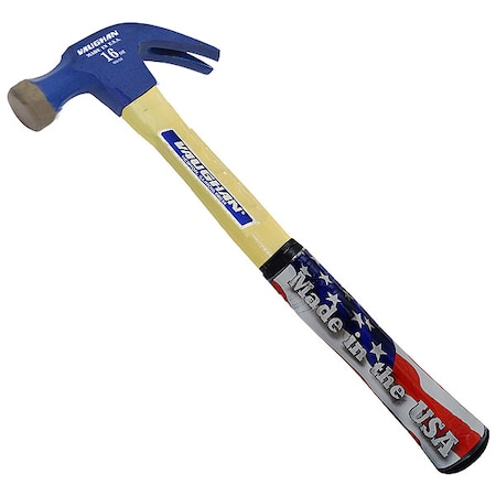 Nail Hammer, 16 oz., Steel, Non-Slip MPN:FS16