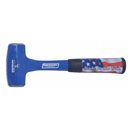 Hand Drilling Hammer, Steel, 3 Lb MPN:RHD3