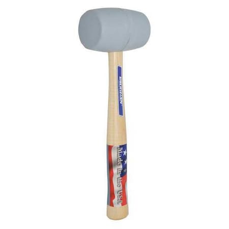 White Solid Rubber Mallet MPN:RM2W