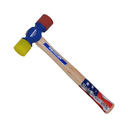 12 oz. Soft Face Hammer, 12 1/2 in L Steel W/ Plain Grip Handle MPN:SF12