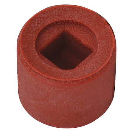 1 in Dia. Soft Hammer Tip, Plastic, Red, Press Fit MPN:SF6S