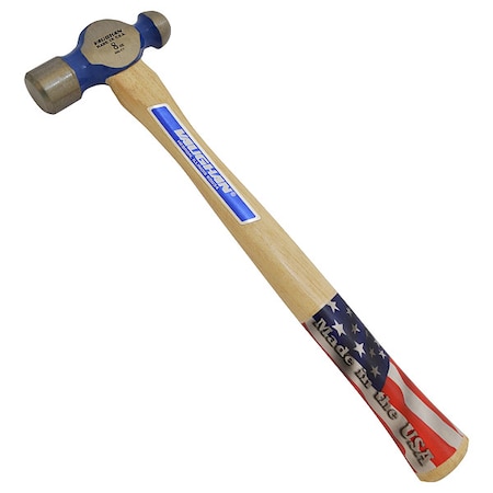 Ball Pein Hammer, 8 oz, Steel, 12 in MPN:TC308