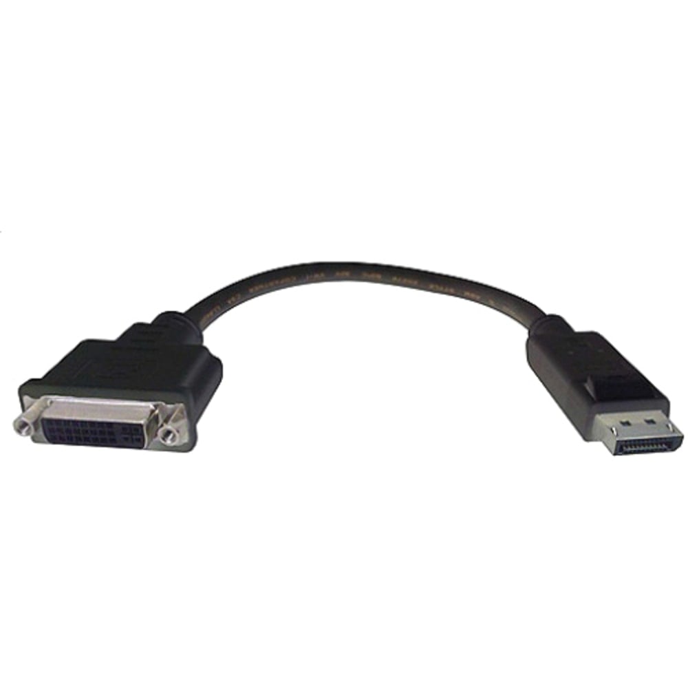Comprehensive DisplayPort Male To DVI Female Adapter Cable - 8in DisplayPort/DVI-D Video Cable - DP2DVIF MPN:DP2DVIF