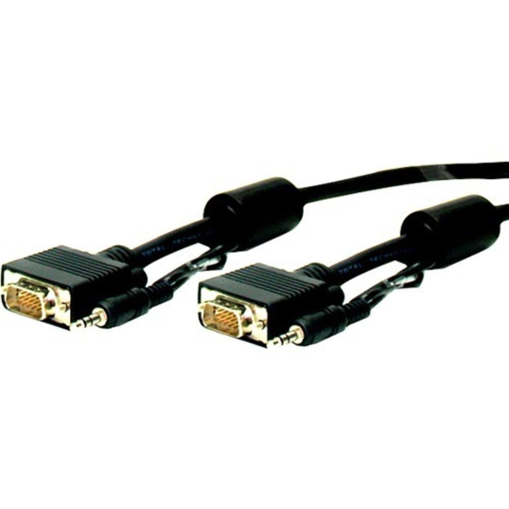 Comprehensive Standard - VGA cable - HD-15 (VGA), mini-phone stereo 3.5 mm (M) to HD-15 (VGA), mini-phone stereo 3.5 mm (M) - HD15PP10STA MPN:HD15P-P-10ST/A