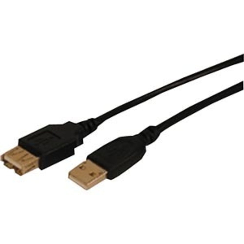 Comprehensive USB 2.0 A Male to A Female Cable 10ft - Black (Min Order Qty 8) MPN:USB2-AA-MF-10ST