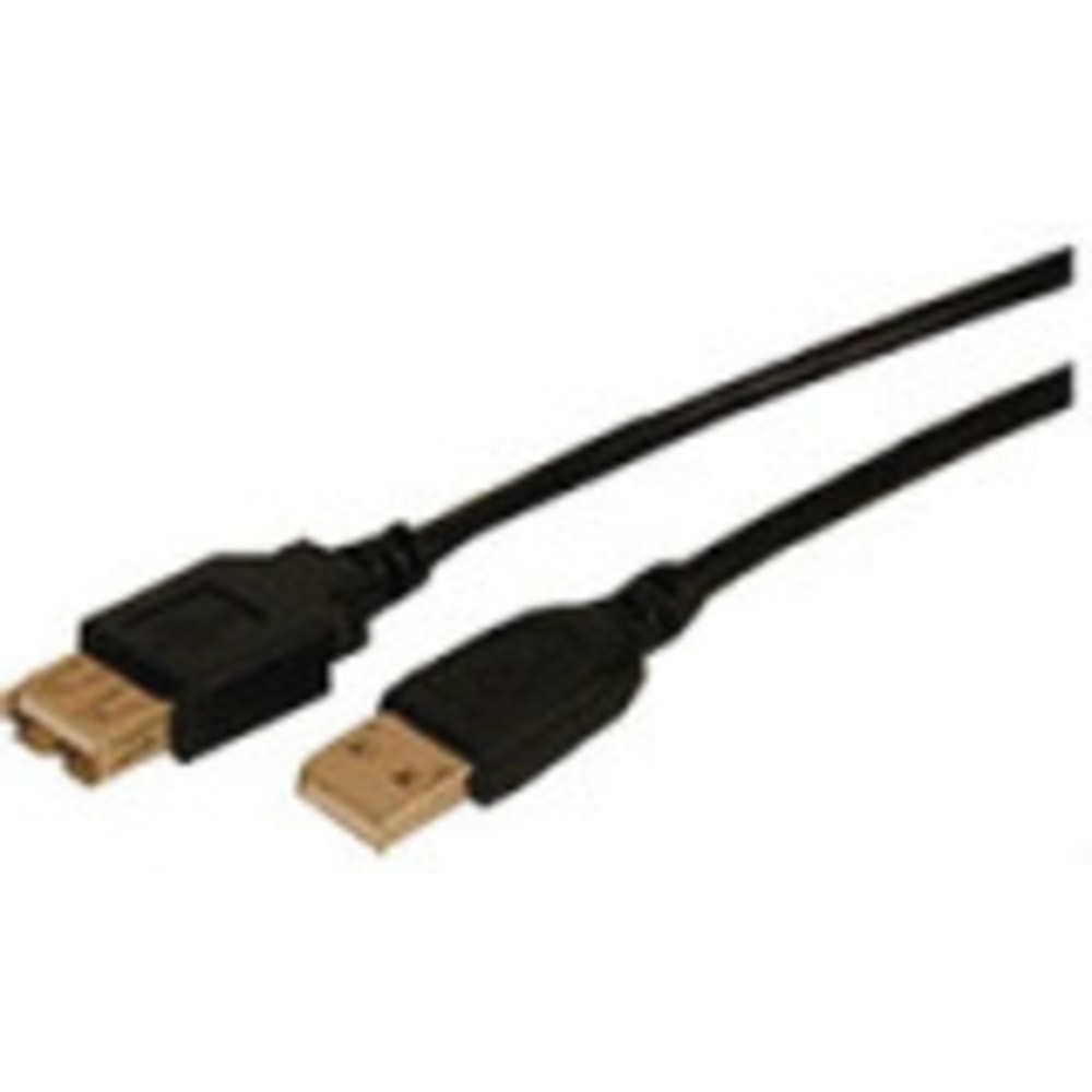Comprehensive USB 2.0 A Male to A Female Cable 25ft - 25 ft USB Data Transfer Cable - First End: 1x Type A Male USB - USB2AAMF25ST MPN:USB2-AA-MF-25ST