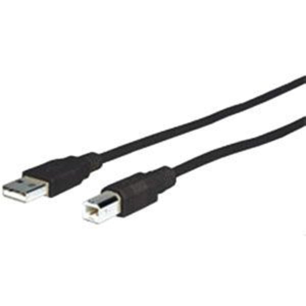 Comprehensive USB 2.0 A Male To B Male Cable 10ft. - Black MPN:USB2-AB-10ST